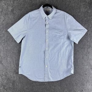 Alex Mill Shirt Mens Large Blue White Striped Button Up Casual Summer Preppy